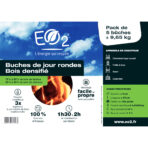 Palette de 520 ou 260 bûches de bois densifiées JOUR EO2 – Image 2