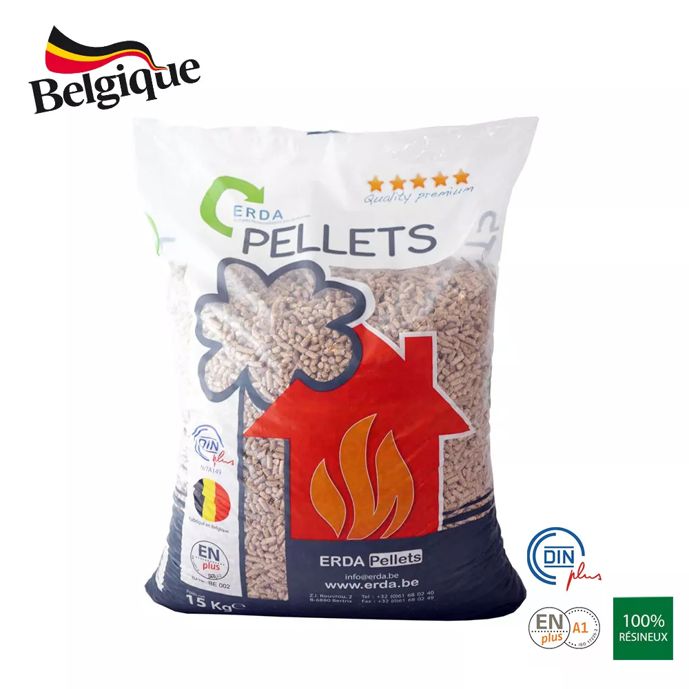 Erda Pellets - Palette de 65 sacs