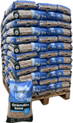Granulés de bois EO2 15kg – Palette de 66 ou 33 sacs – Image 3
