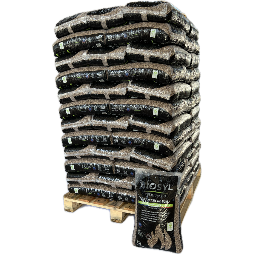 Granulés de bois Biosyl 5.0 premium