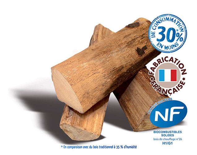 Bois bûche 30 cm Woodstock – Palette de 2000 dm3
