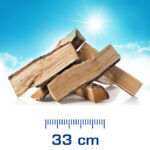 Bois vrac 33 cm séchage naturel