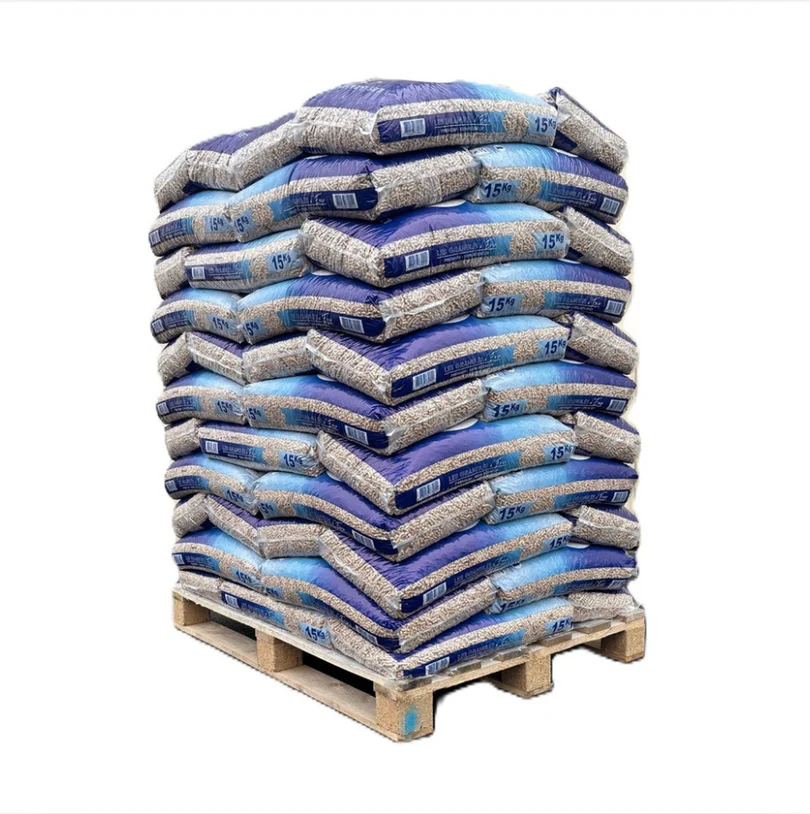 Granulés de bois Enzo - Palette de 66 sacs de 15 kg Granulés de bois Enzo - Palette de 66 sacs de 15 kg