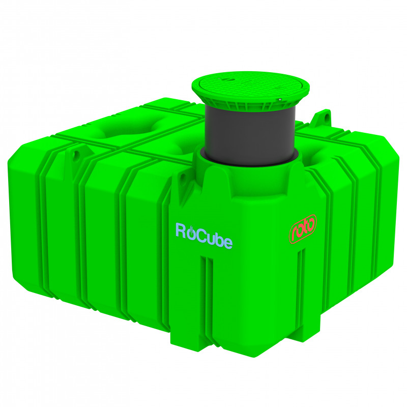 Cuve à eau de pluie extra plate 7500L