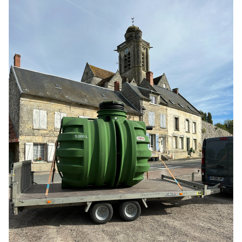 Cuve de récupération d'eau de pluie 5000L