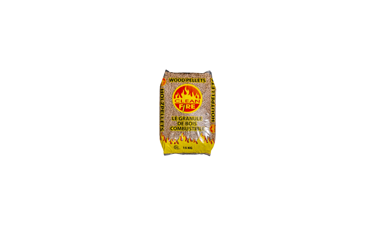 Pellet CLEAN FIRE 100 % Résineux, 15 kg
