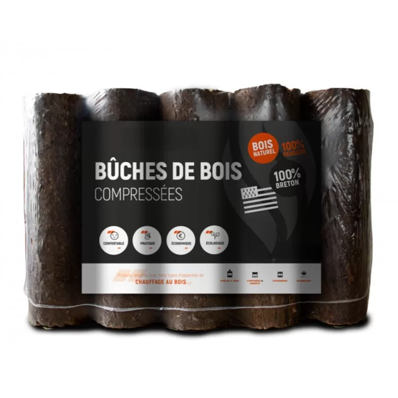 Bûches compressées BZH